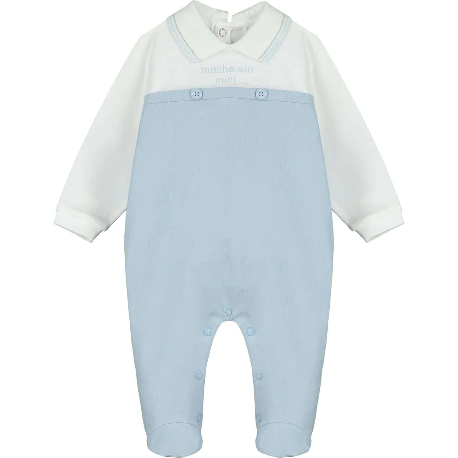 MITCH & SON - Dexter Babygrow - Pale Blue