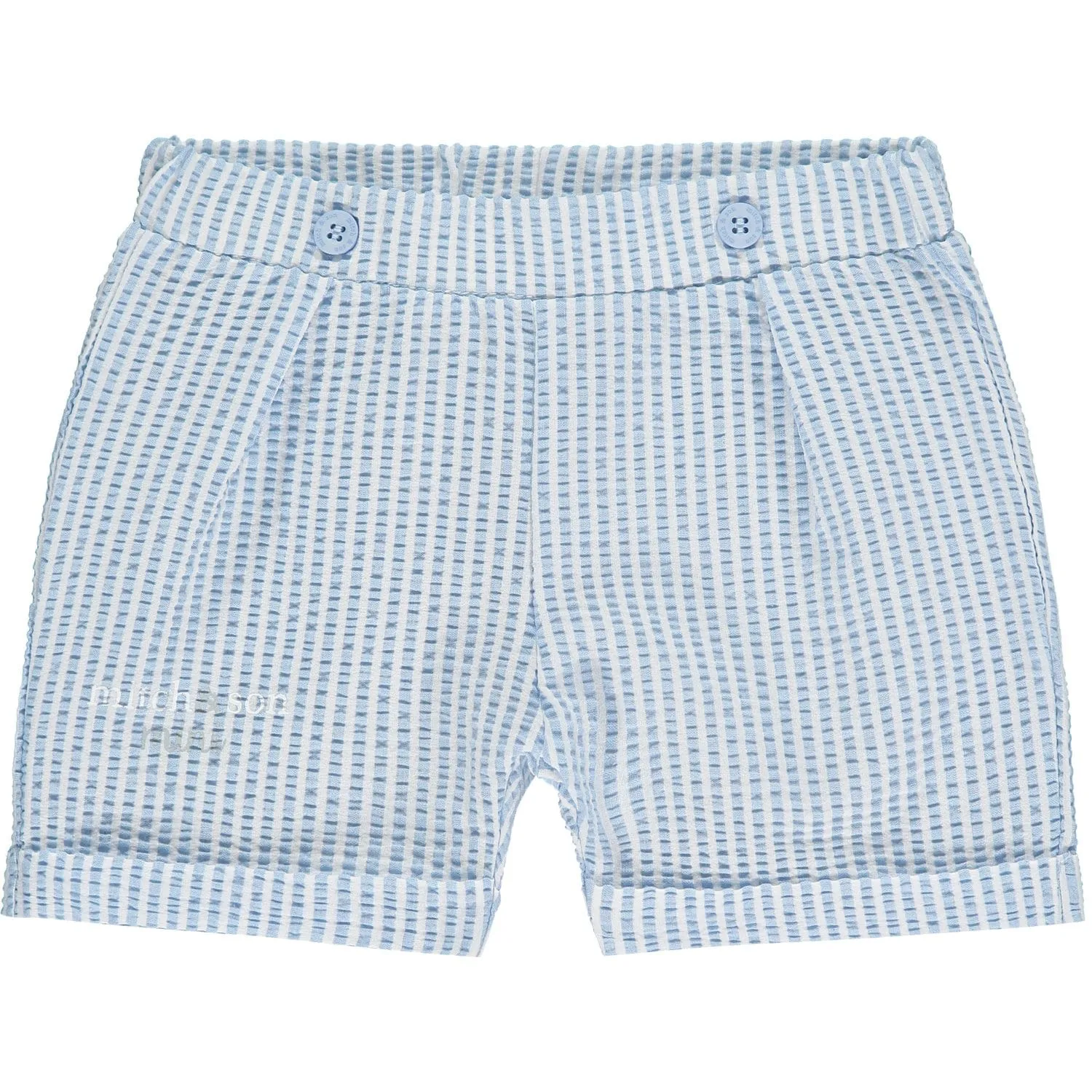 MITCH & SON - Dylan Mini Polo Short Set - Pale Blue