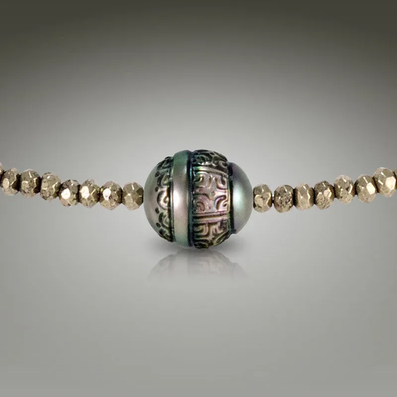 Moana Chic - Pyrite Choker