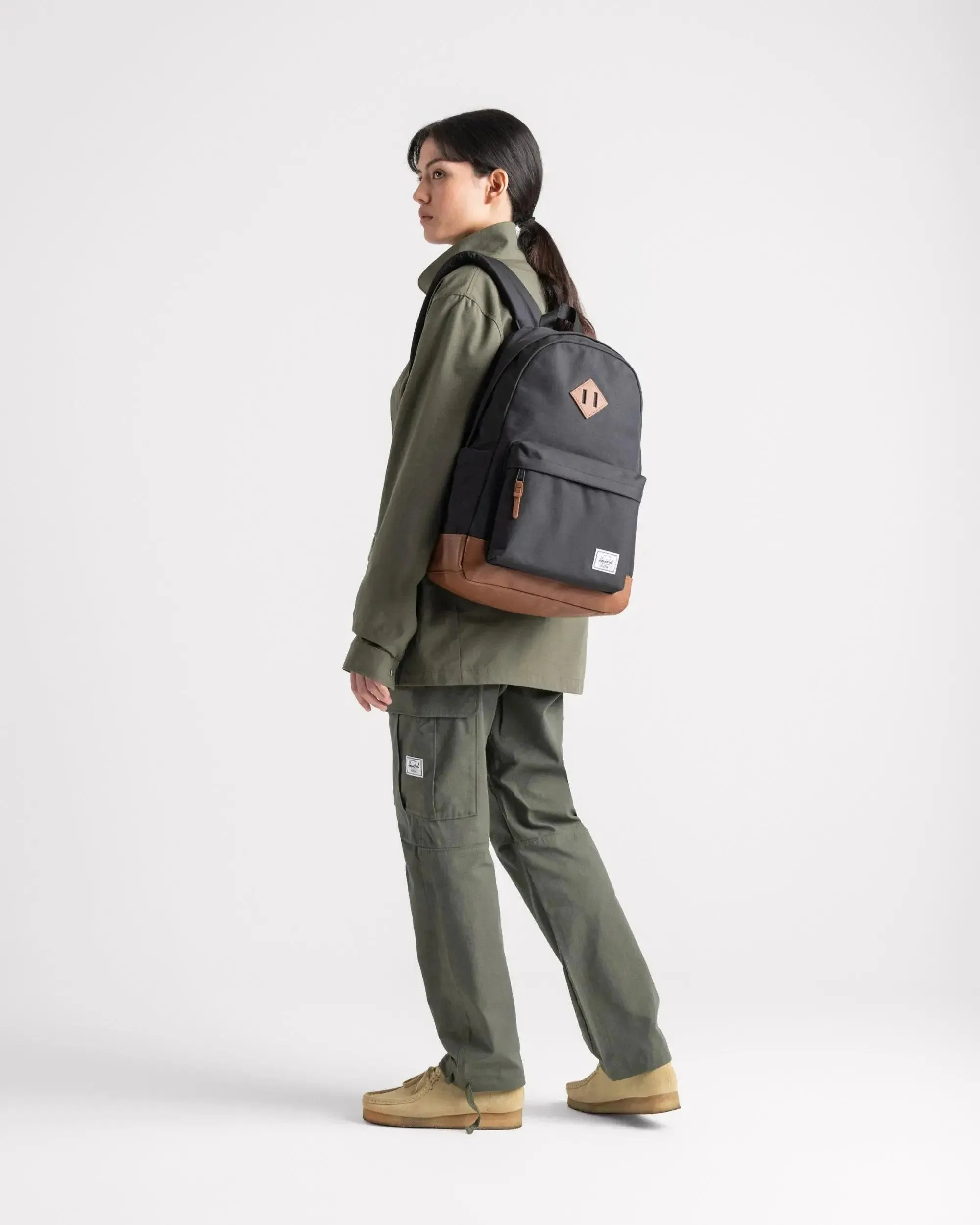 Mochila Herschel Heritage™ Backpack 24L Black Tan