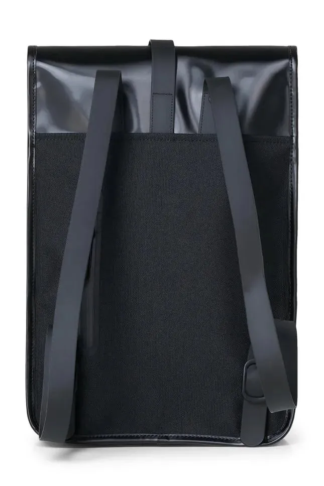 Mochila Mini Rains Negro Brillante