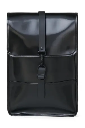Mochila Mini Rains Negro Brillante