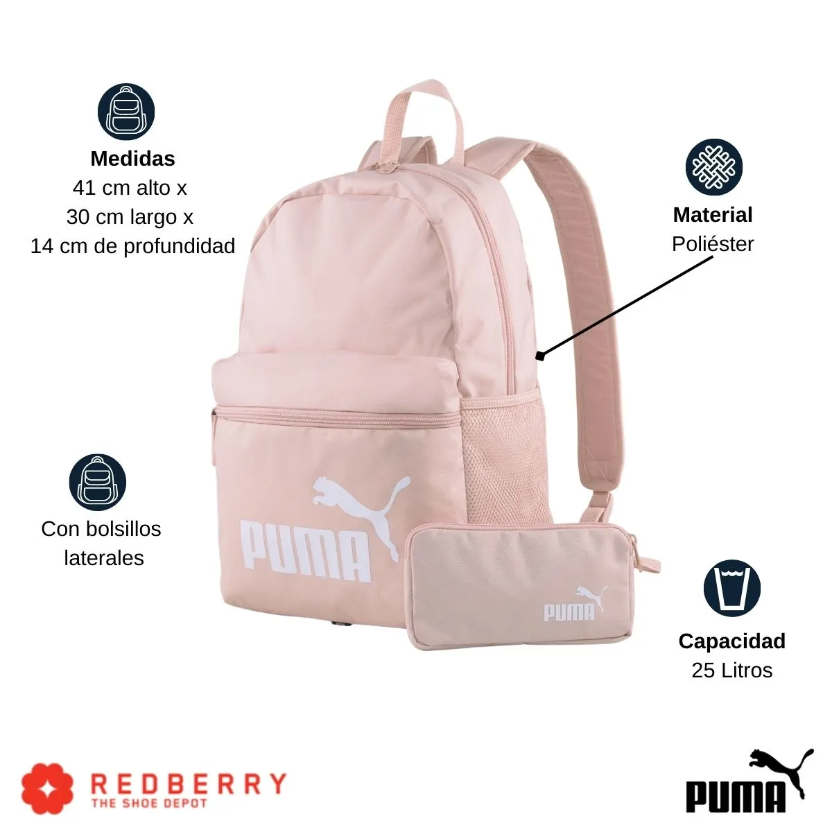 Mochila Puma Unisex Phase Set