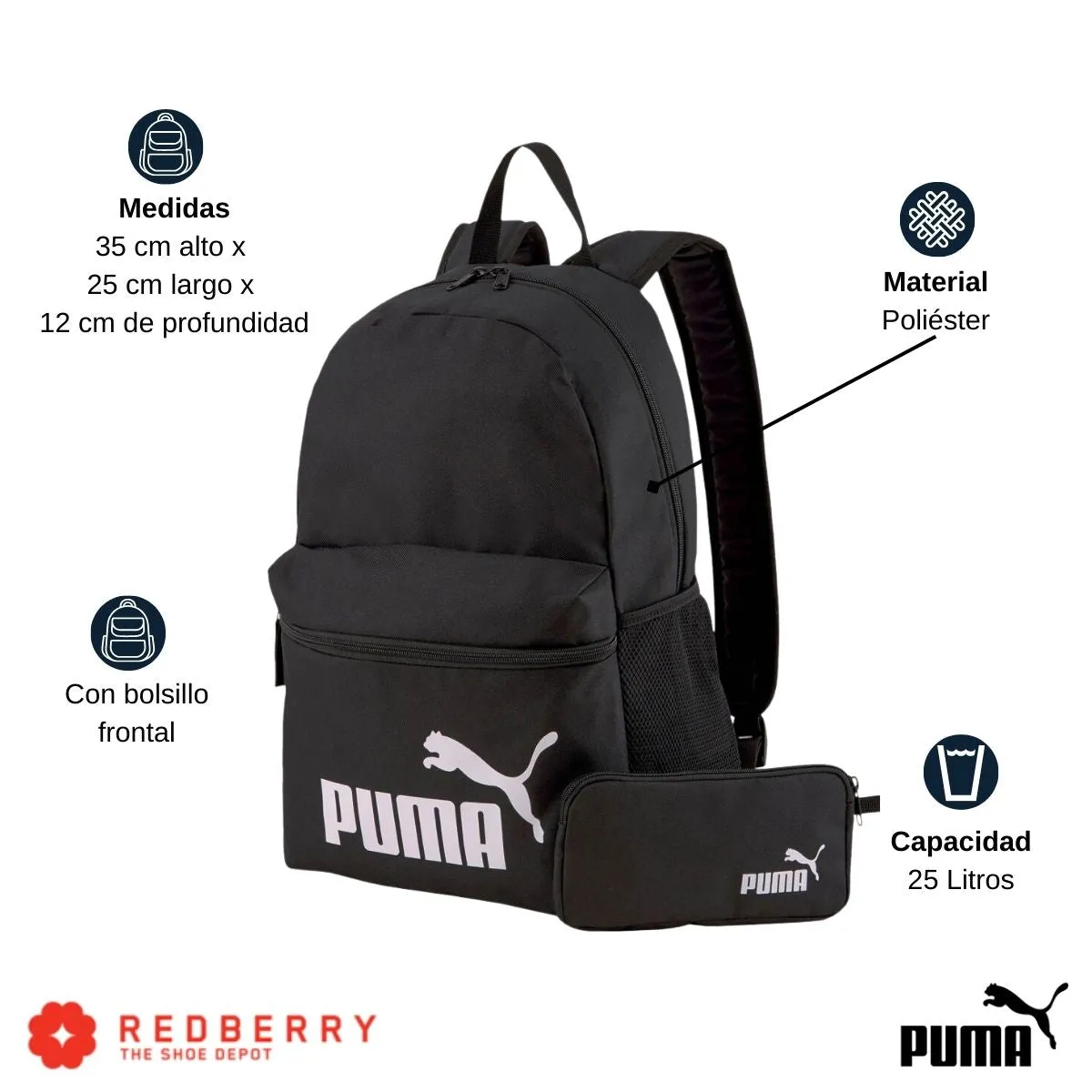 Mochila Puma Unisex Phase Set