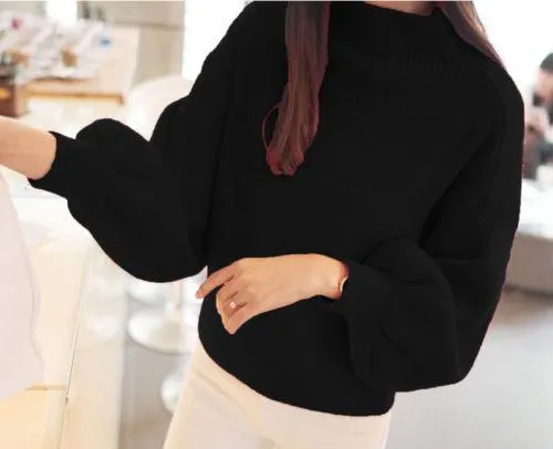 Mock Turtleneck Sweater