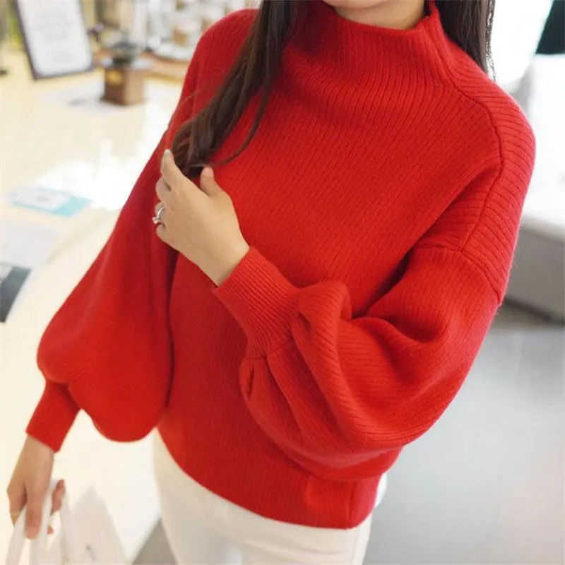 Mock Turtleneck Sweater