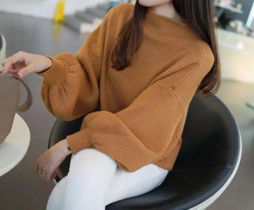 Mock Turtleneck Sweater