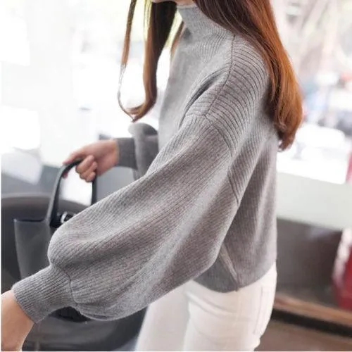 Mock Turtleneck Sweater