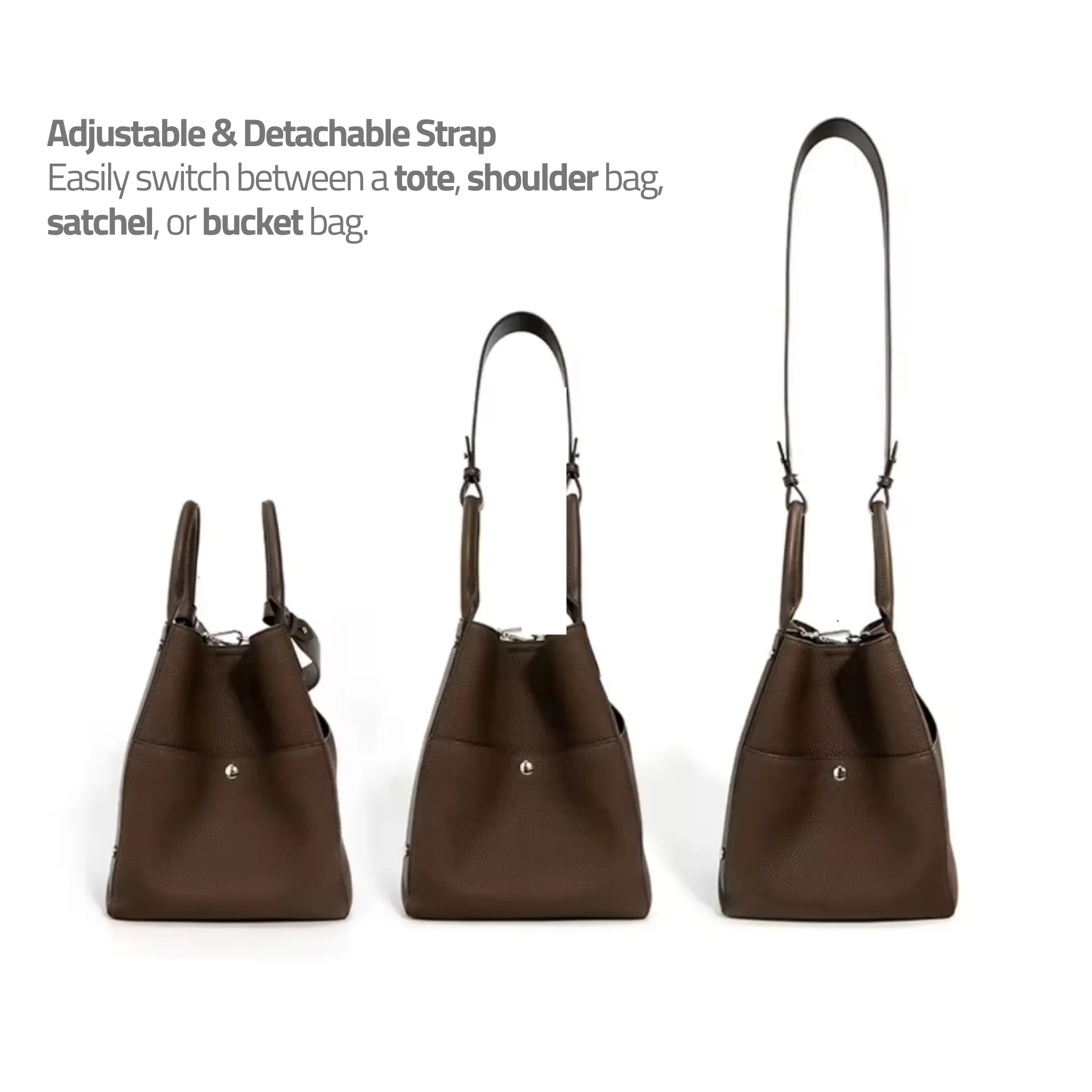 Moda Belleza Leather Tote Bag
