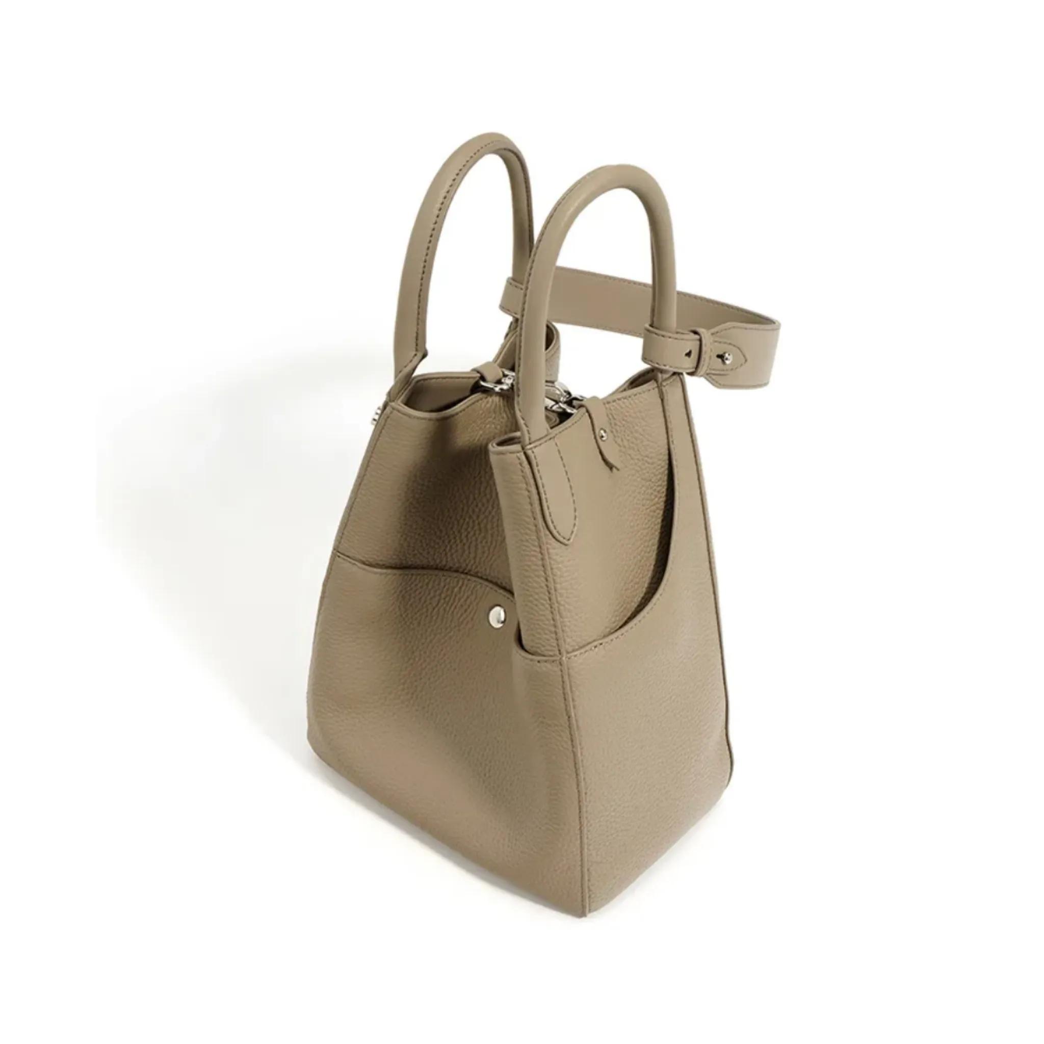 Moda Belleza Leather Tote Bag