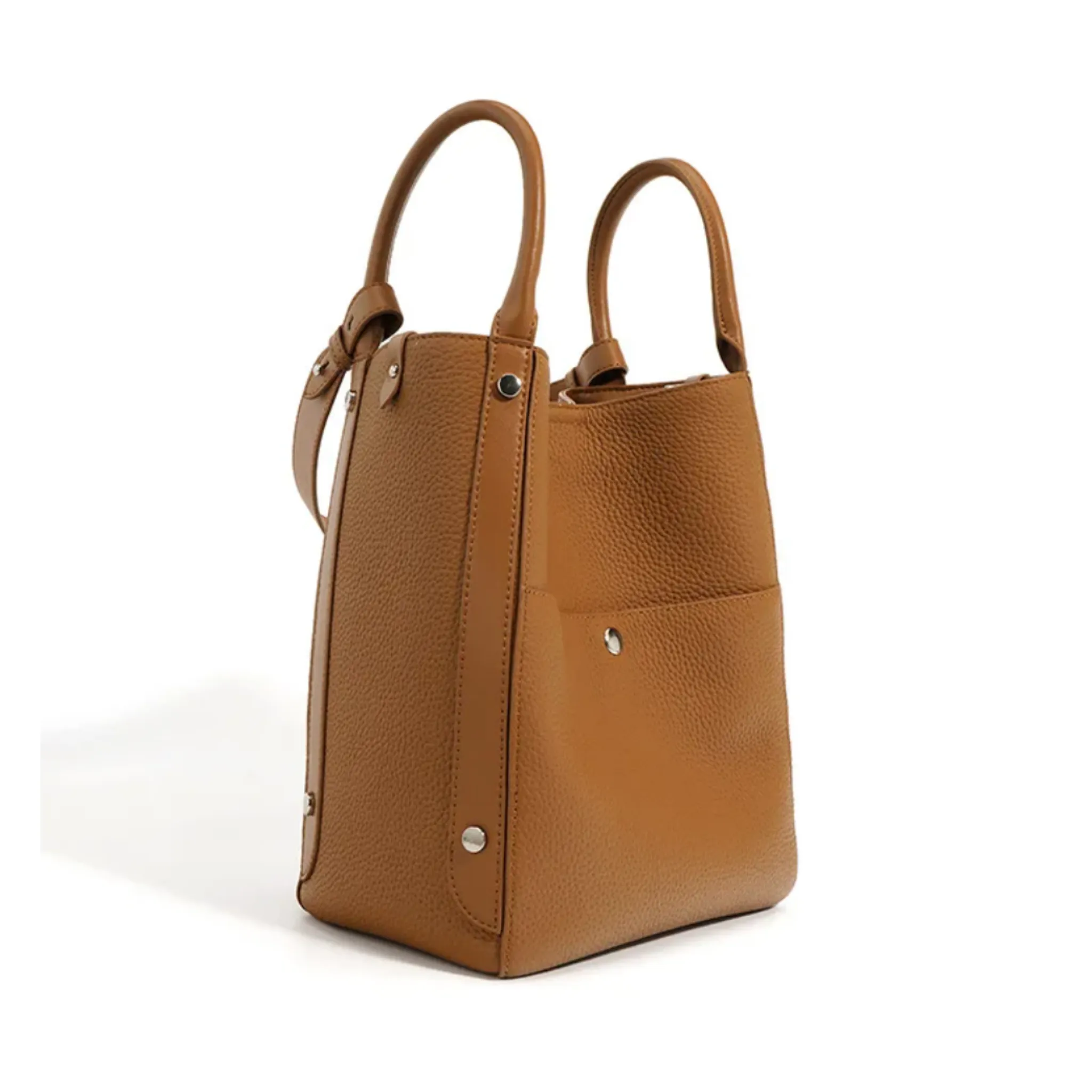Moda Belleza Leather Tote Bag