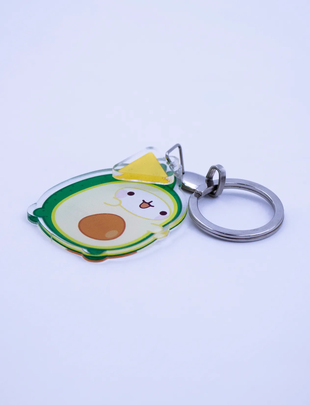Molang Acrylic Keychain – Avocado