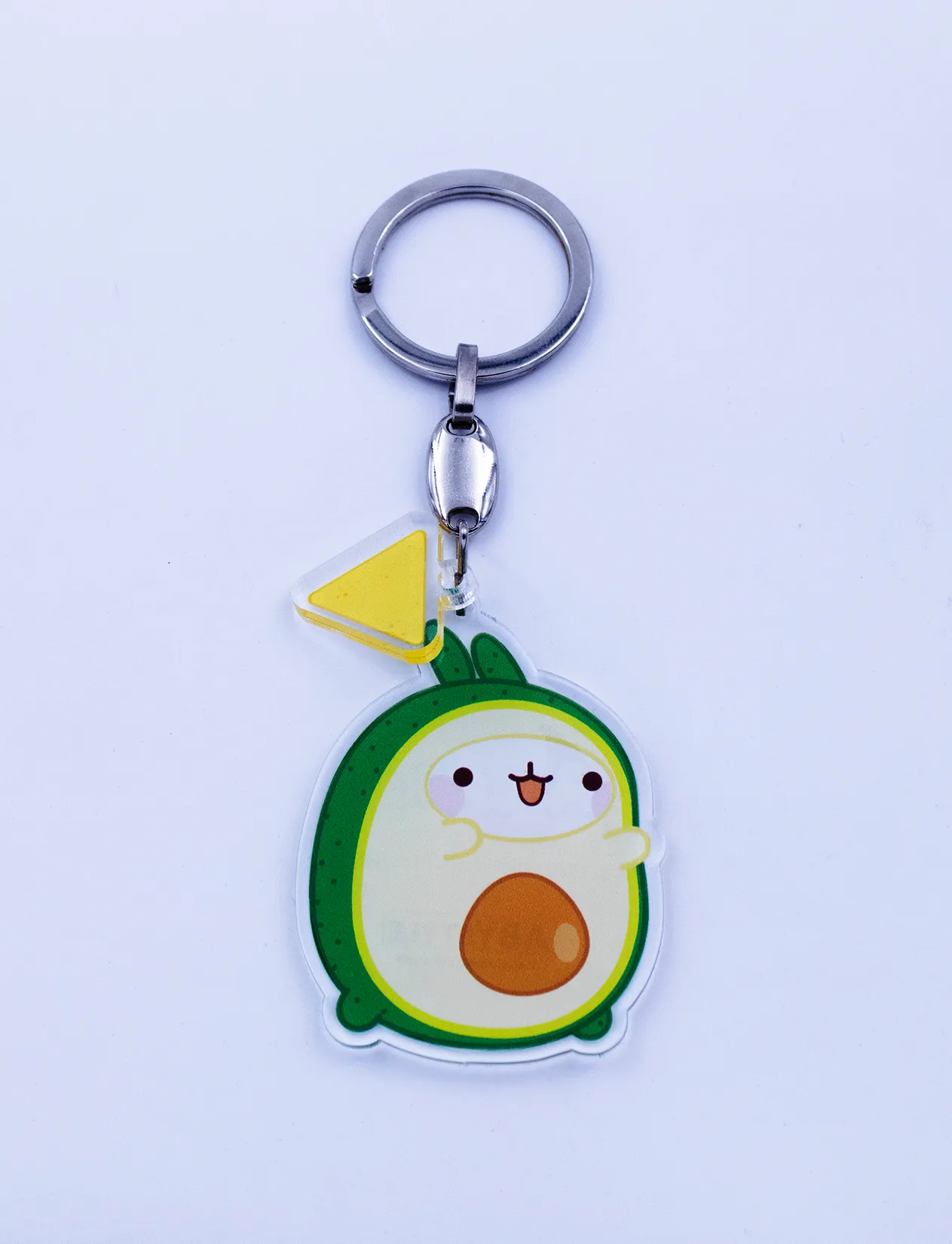 Molang Acrylic Keychain – Avocado