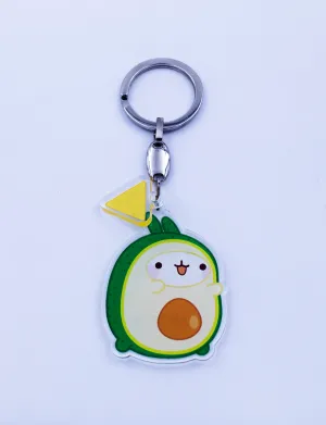 Molang Acrylic Keychain – Avocado
