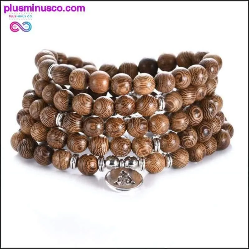 Multi-layer 108 Prayer Beads Bracelet Charm Meditation Yoga