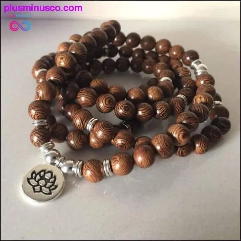 Multi-layer 108 Prayer Beads Bracelet Charm Meditation Yoga