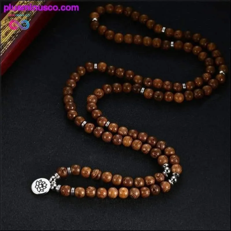 Multi-layer 108 Prayer Beads Bracelet Charm Meditation Yoga
