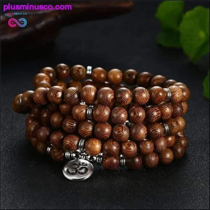Multi-layer 108 Prayer Beads Bracelet Charm Meditation Yoga
