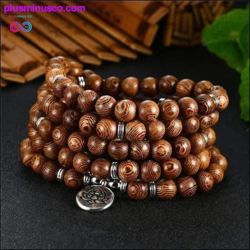 Multi-layer 108 Prayer Beads Bracelet Charm Meditation Yoga