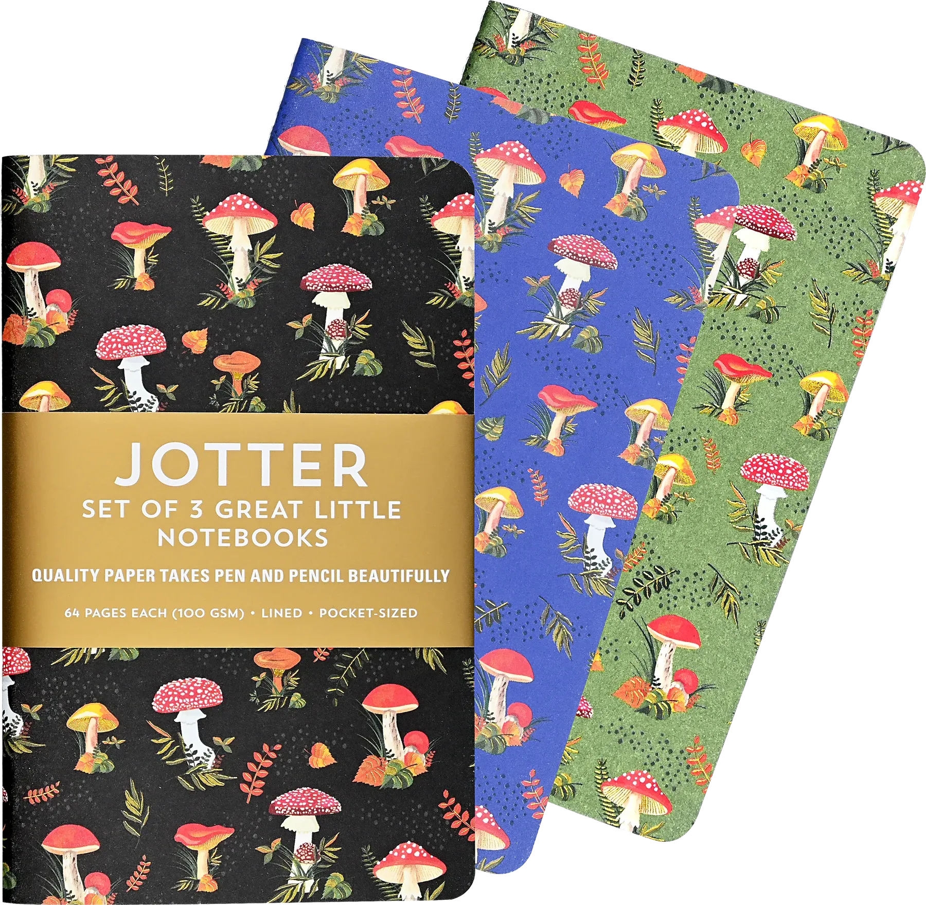 Mushrooms Jotter Notebooks