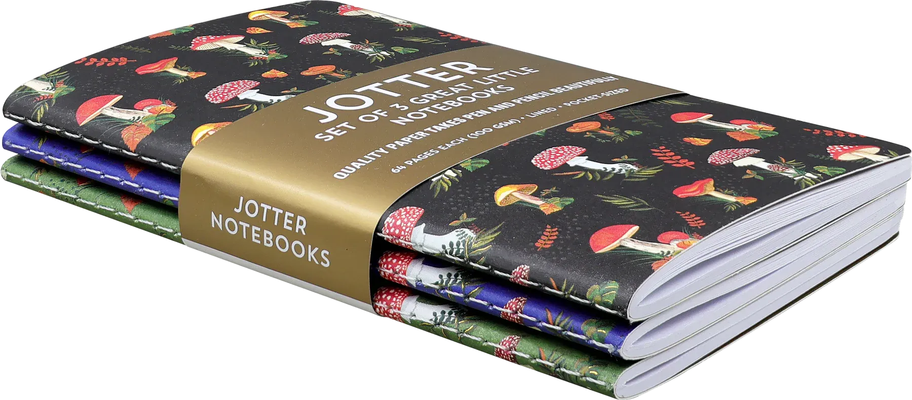 Mushrooms Jotter Notebooks