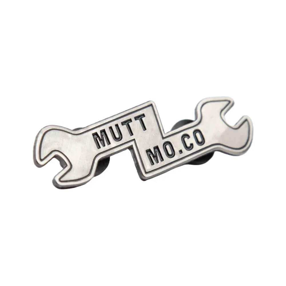 Mutt Bolt Spanner Enamel Pin Badge