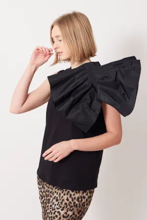 N°21 Dramatic Shoulder Sleeveless Top