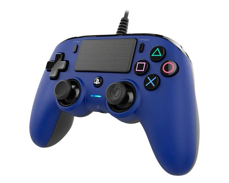 Nacon - Wired Compact Controler for PS4 (Blue)