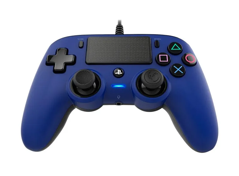 Nacon - Wired Compact Controler for PS4 (Blue)