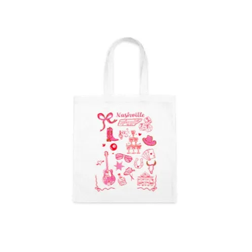 NASHVILLE, TN - Tote Bag