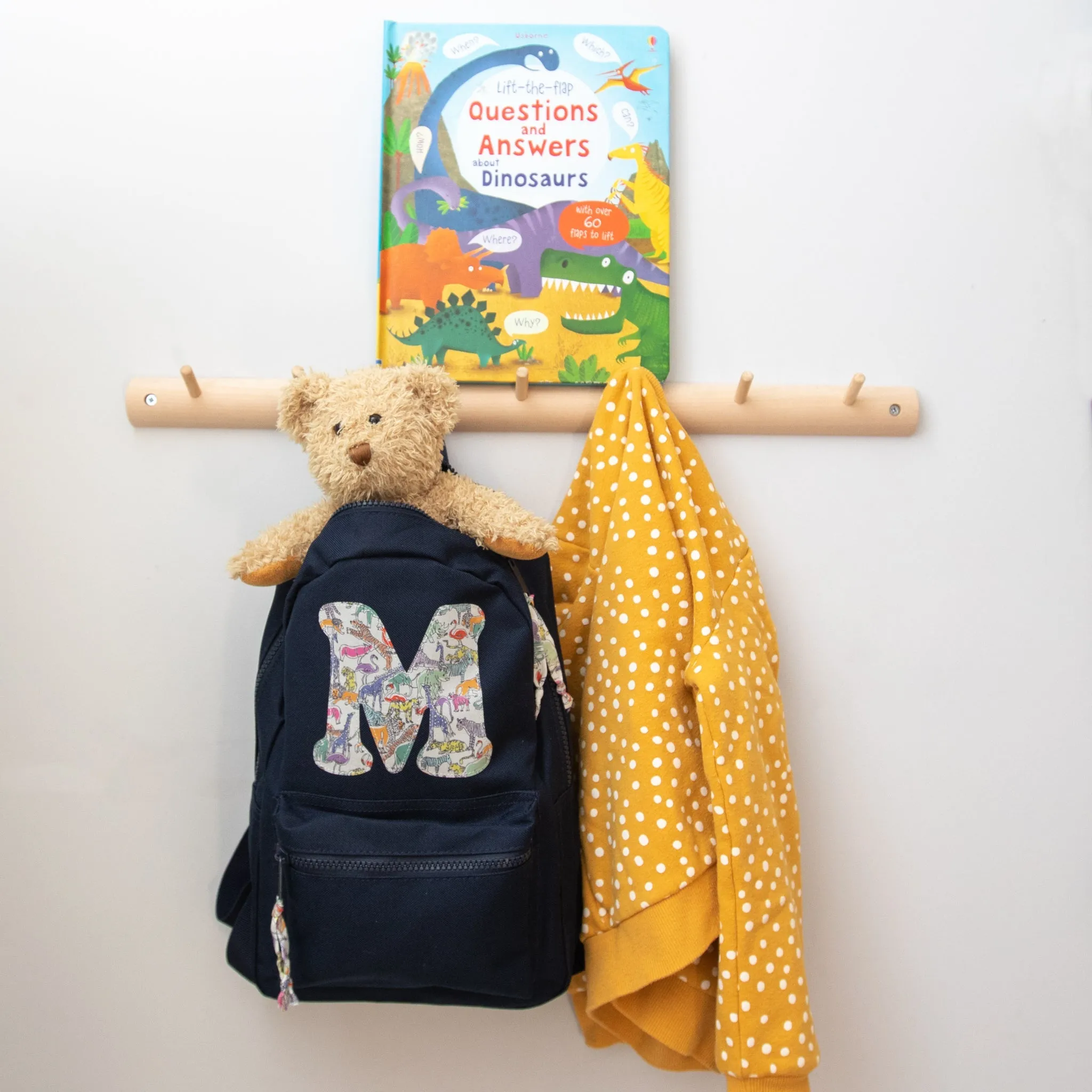 Navy initial backpack