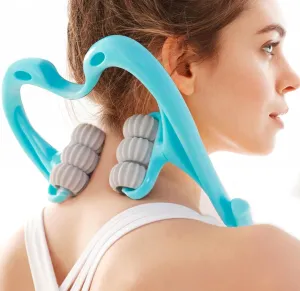 Neck Massager Roller,Handheld Massager with 6 Balls Massage Point