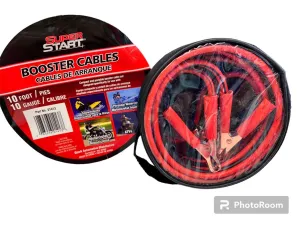New 10 Ft 10 Gauge Booster Cables! Compact & portable for Snowmobiles, personal watercraft, Motorcycles & ATV's!