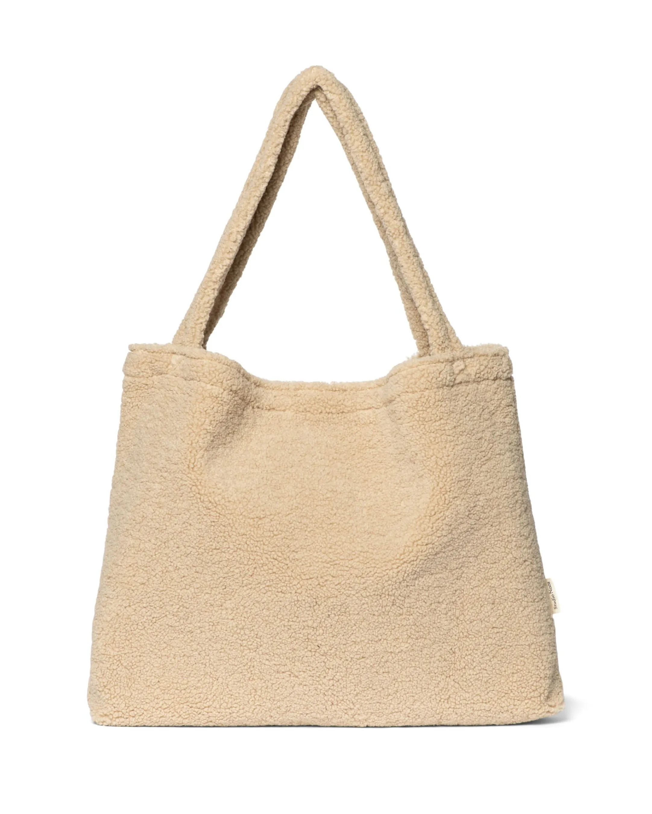 NEW! STUDIO NOOS ECRU TEDDY MOM BAG