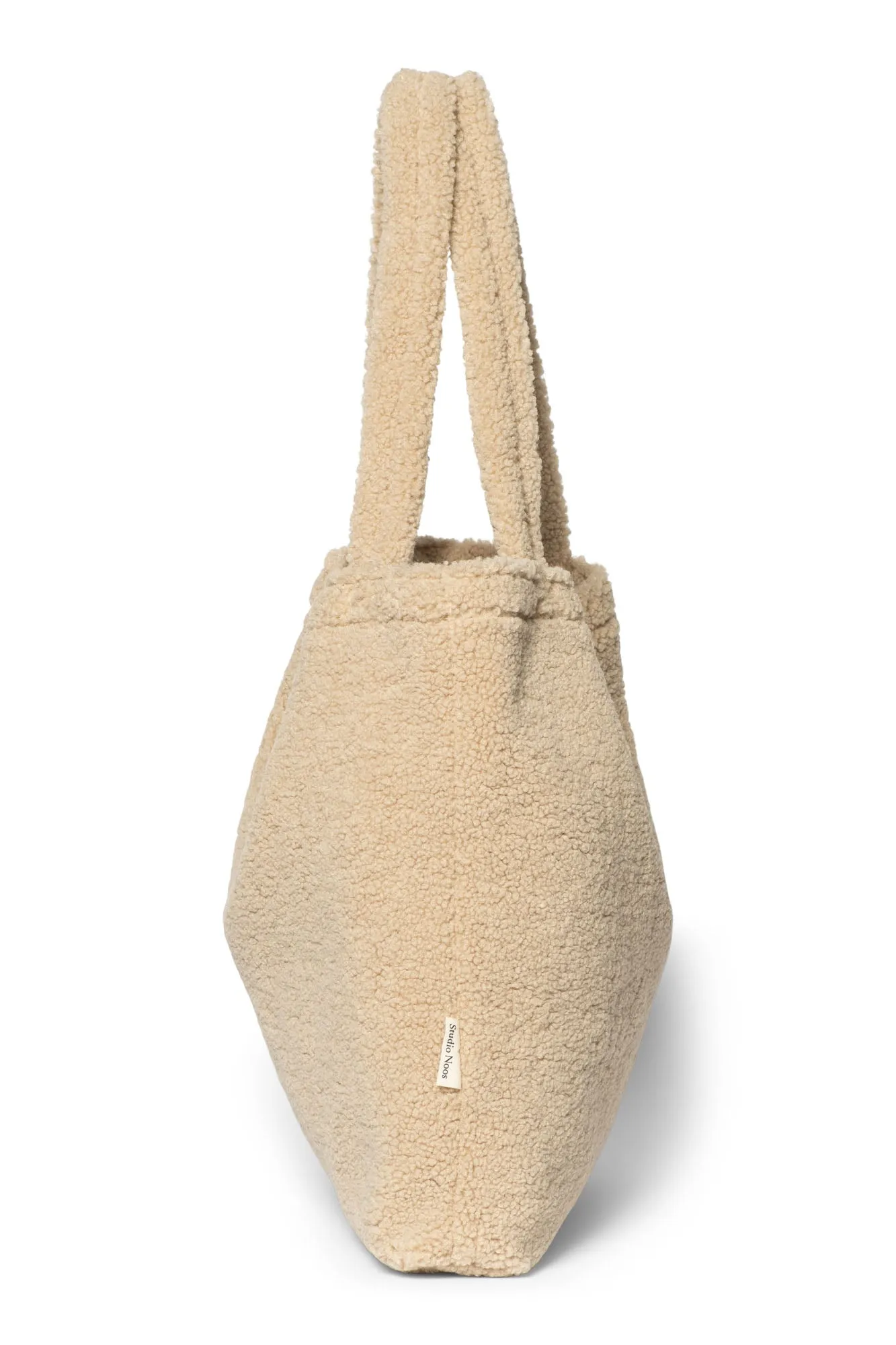 NEW! STUDIO NOOS ECRU TEDDY MOM BAG
