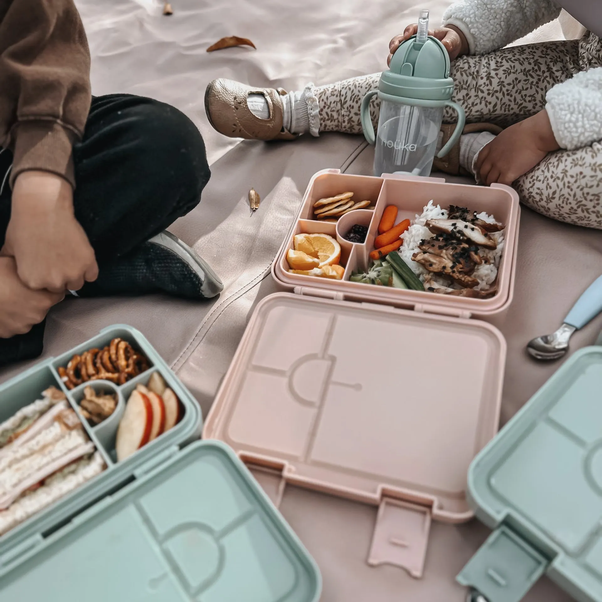 noüka Bento Chill Lunch Box - Soft Blush (Min. of 2 PK, Multiples of 2 PK)