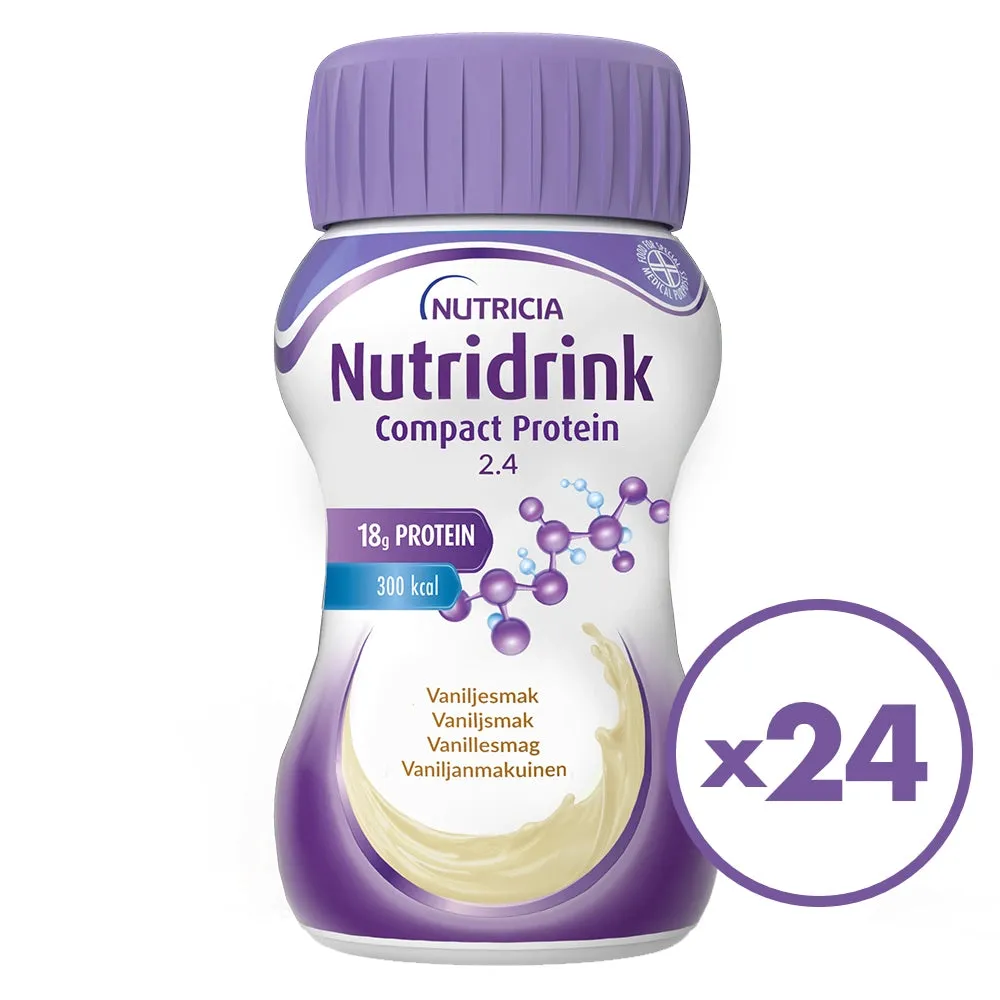 NUTRIDRINK Compact Protein vanilja 24 pulloa