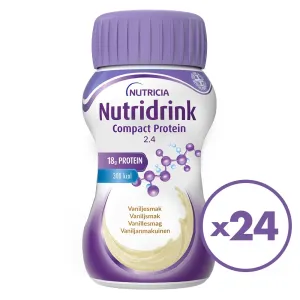 NUTRIDRINK Compact Protein vanilja 24 pulloa