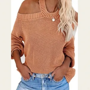 NWT Off shoulder long sleeve knit top.
