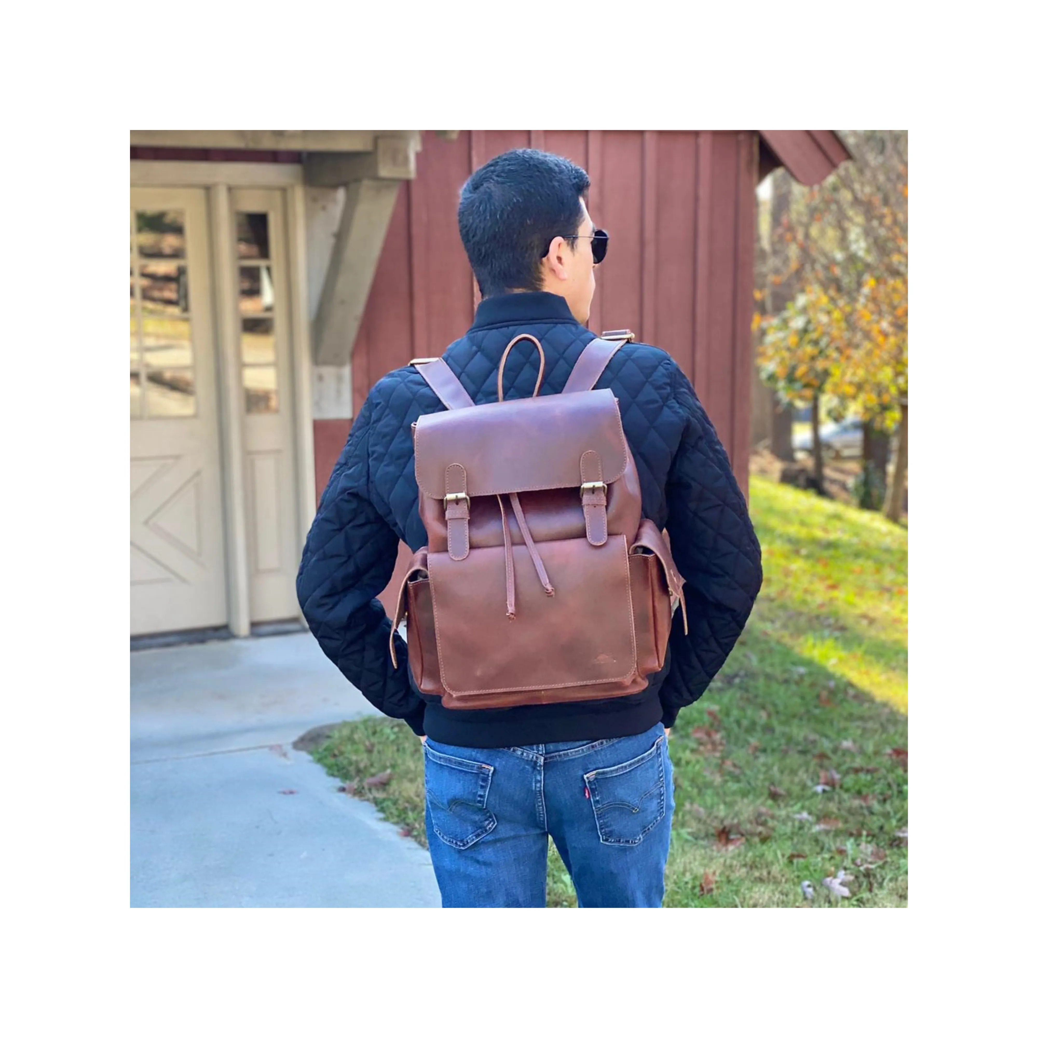 Oakley Buffalo Leather Backpack