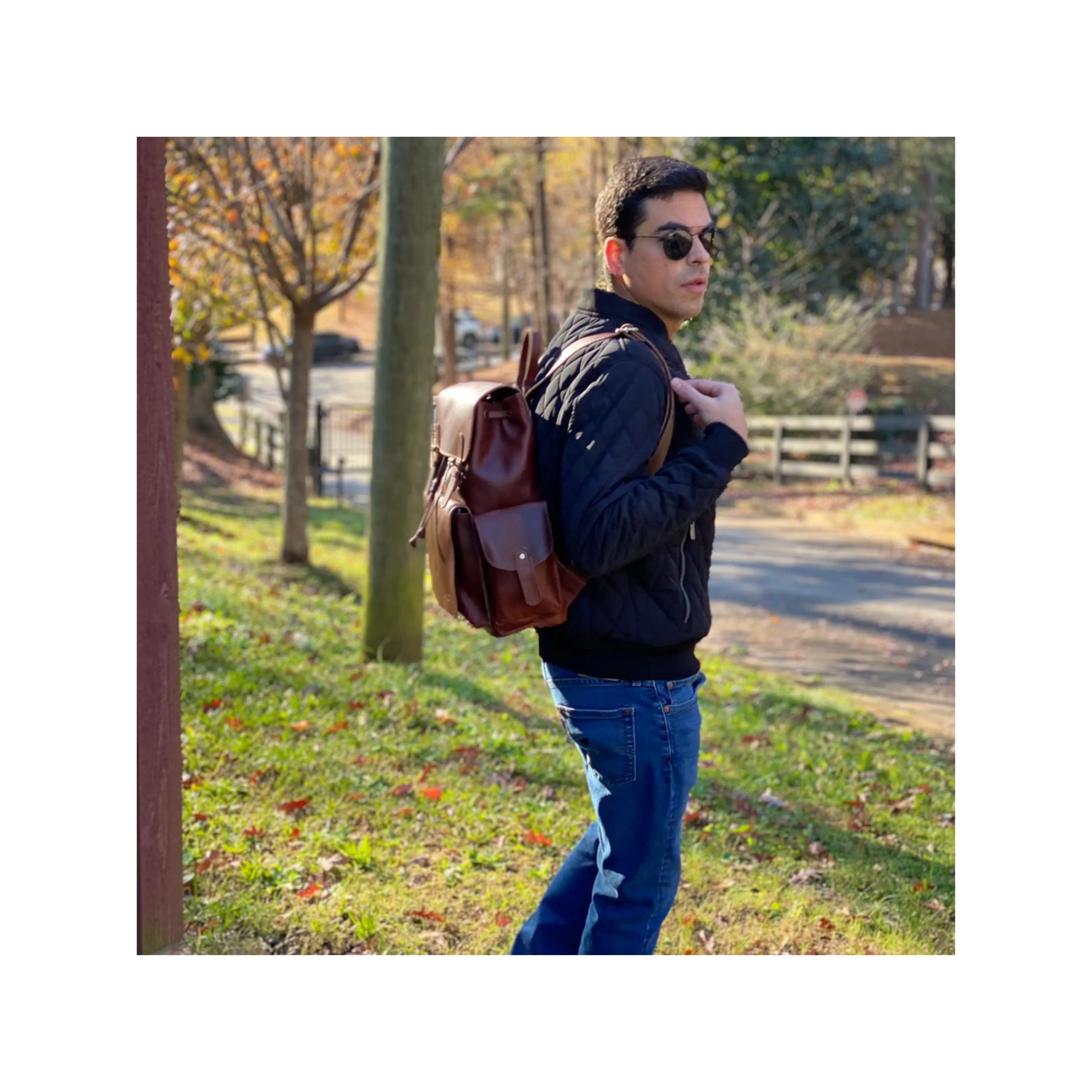 Oakley Buffalo Leather Backpack