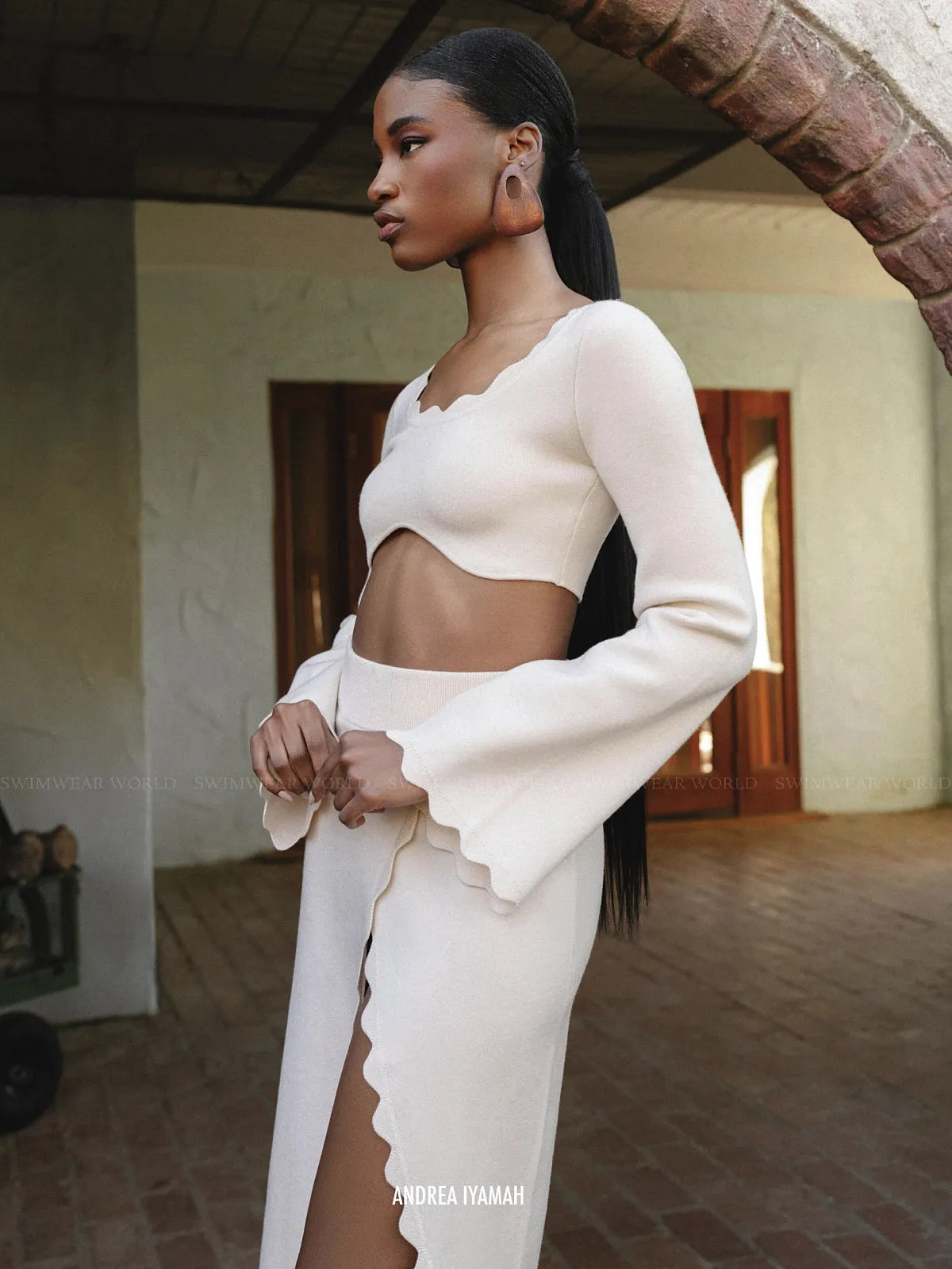 Oda Knit Long Sleeve Crop