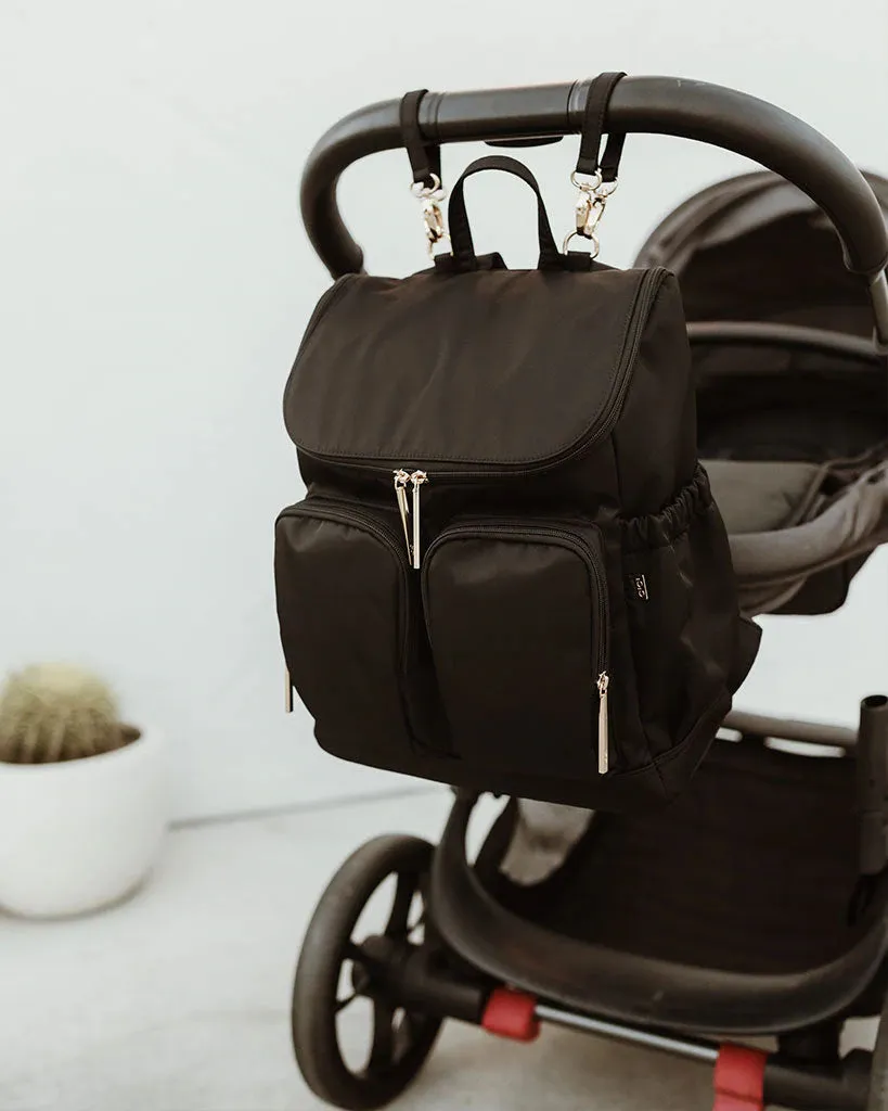 OiOi Nylon Nappy Backpack - Black