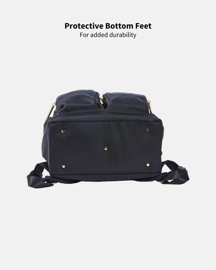 OiOi Nylon Nappy Backpack - Black