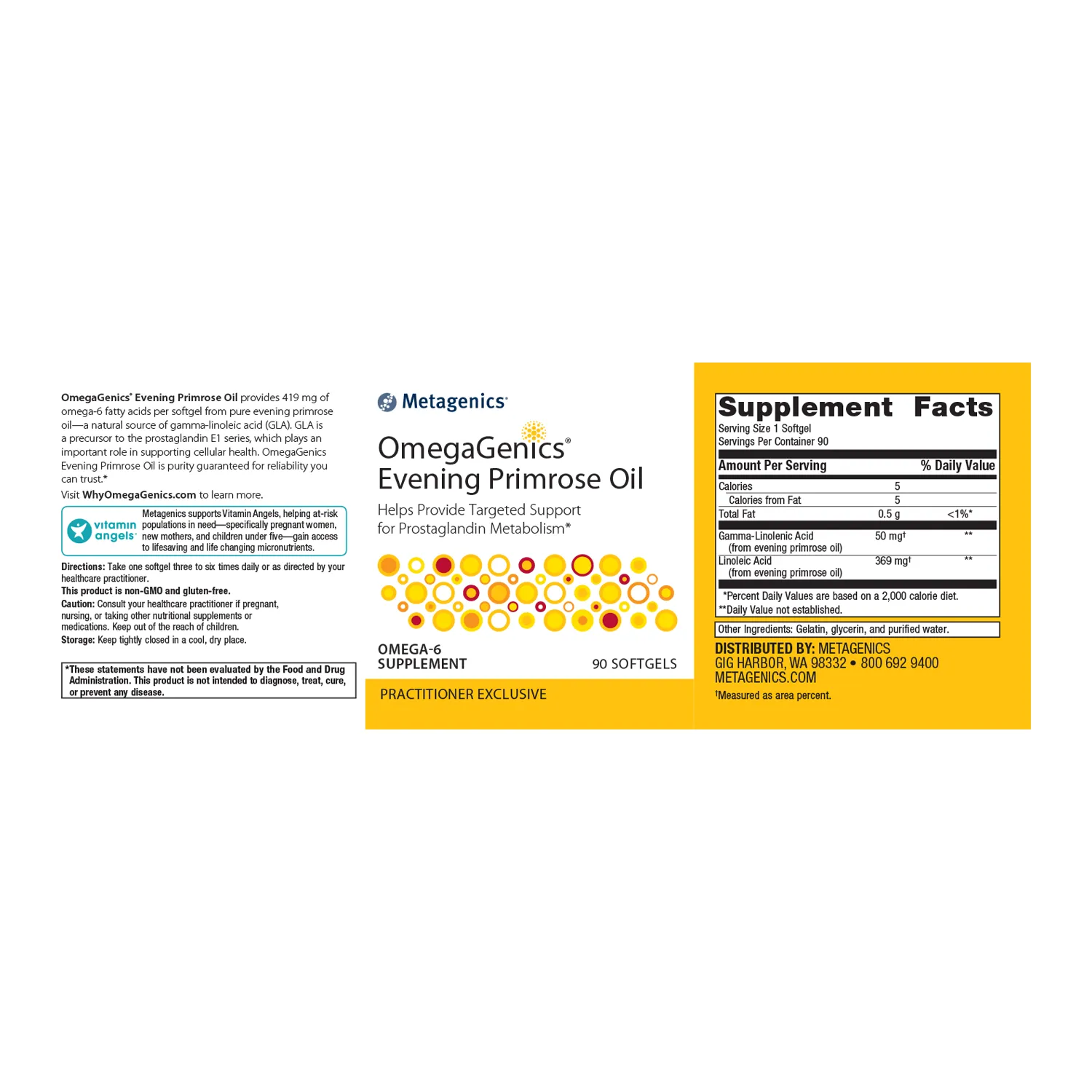 OmegaGenics® Evening Primrose Oil <br>Helps Provide Targeted Support for Prostaglandin Metabolism*