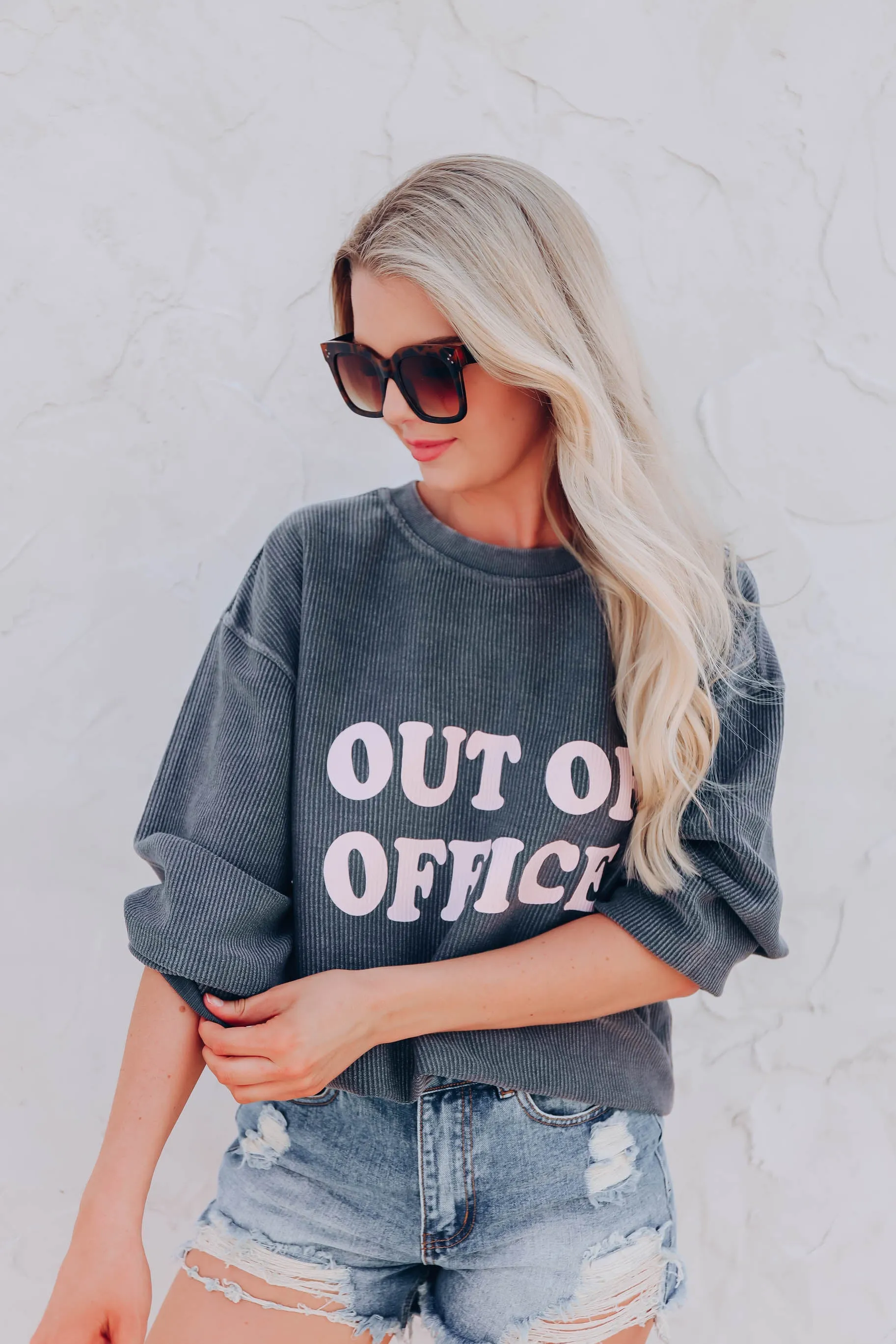 Out Of Office Corded Sweatshirt