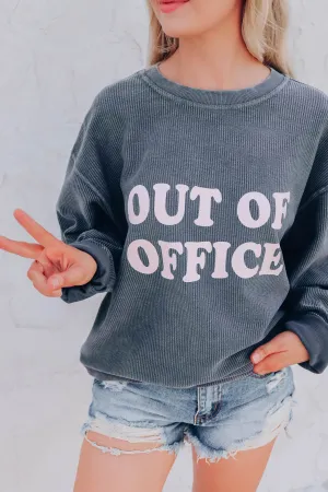 Out Of Office Corded Sweatshirt