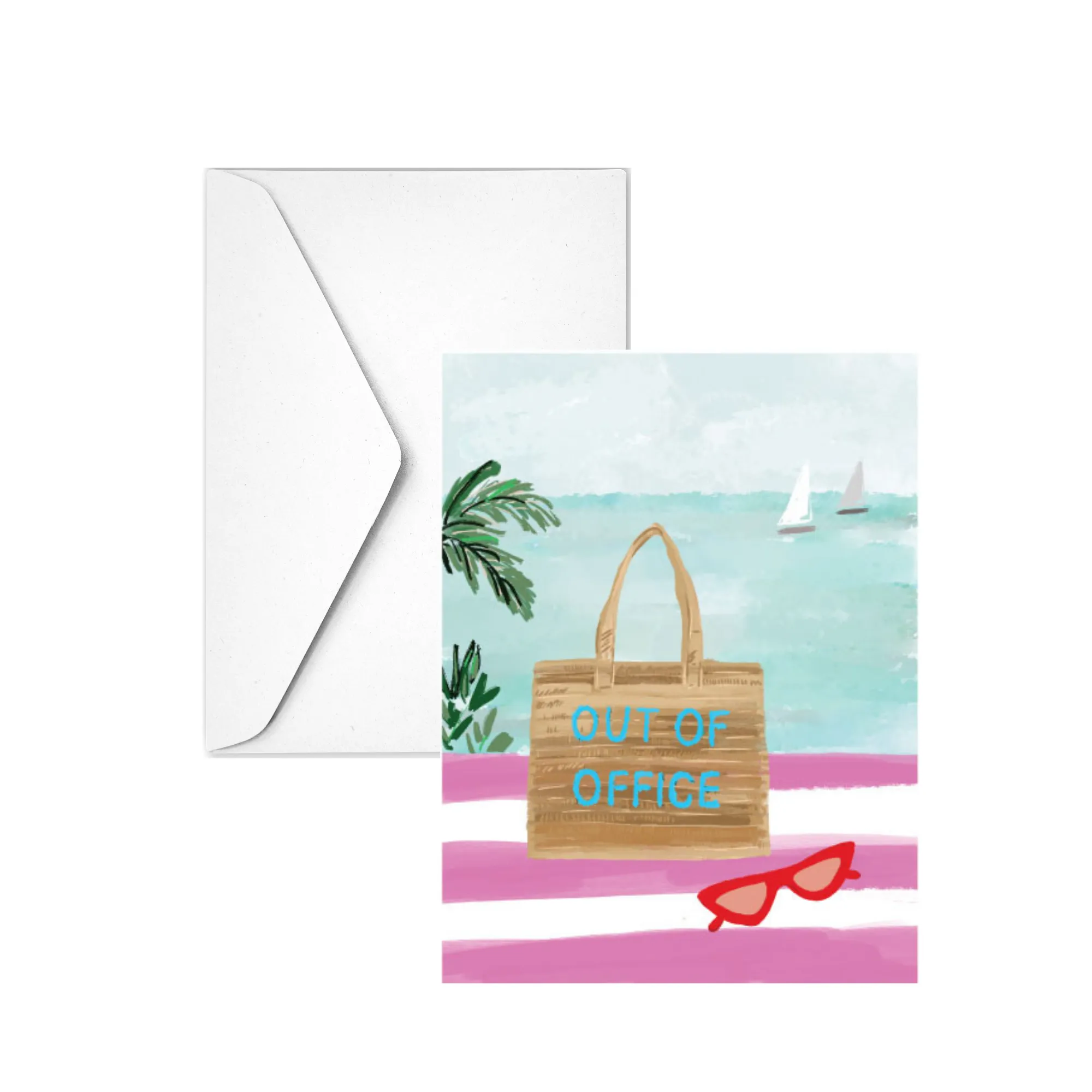OUT OF OFFICE - Note Card