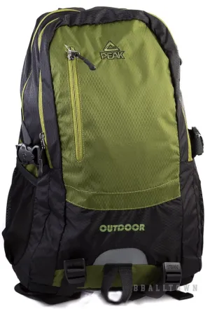 Outdoorový batoh PEAK BACKPACK B153080 tmavozelený/čierny