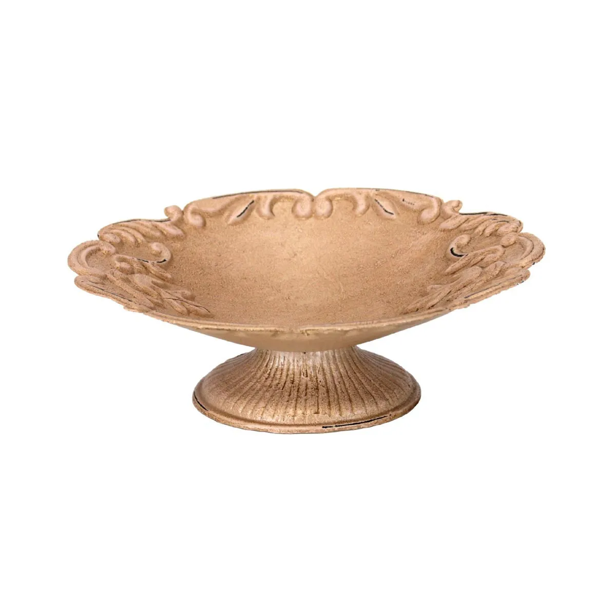 Oval Bowl on Pedestal